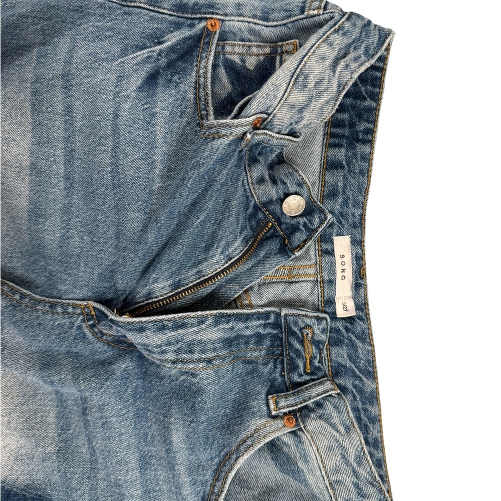 Song Denim Wide Leg Starry Boyfriend Jeans - Picture 5 of 11